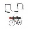 Kerékpártartó fali Velomann Stocker 3kerépárhoz,lehajtható, szivacsburkolattal,tiplikkel,csavarokkal